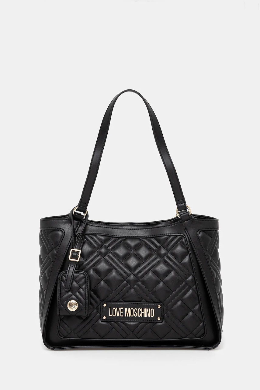 Levně Kabelka Love Moschino černá barva, JC4206PP0MLA0000