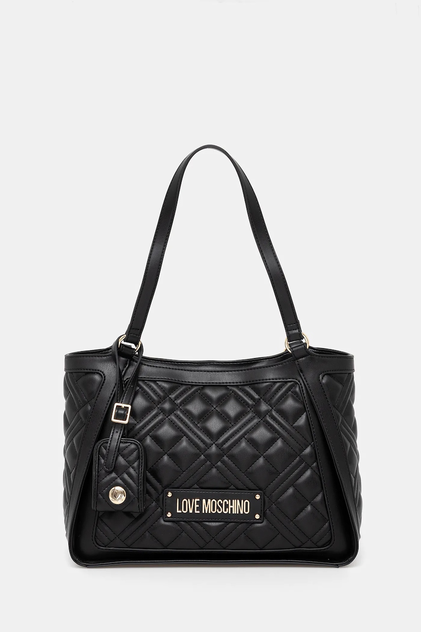 Love Moschino poșetă culoarea negru, JC4206PP0MLA0000