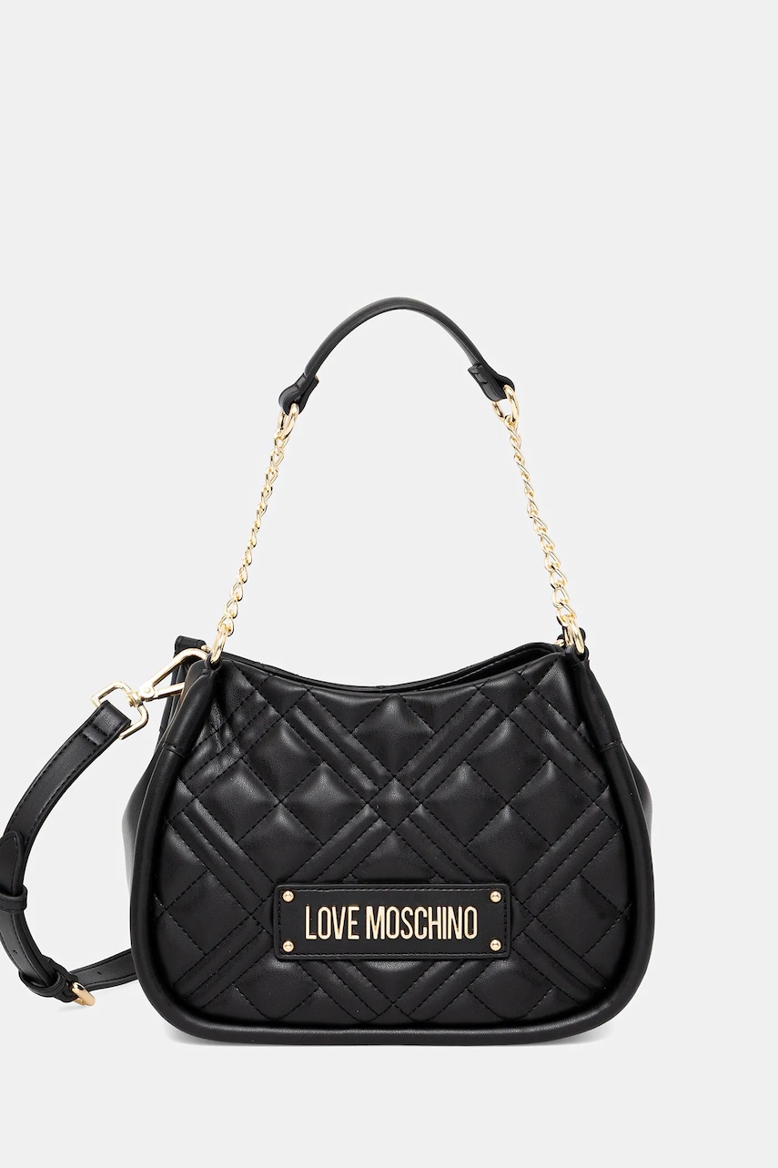 Levně Kabelka Love Moschino černá barva, JC4208PP0MLA0000