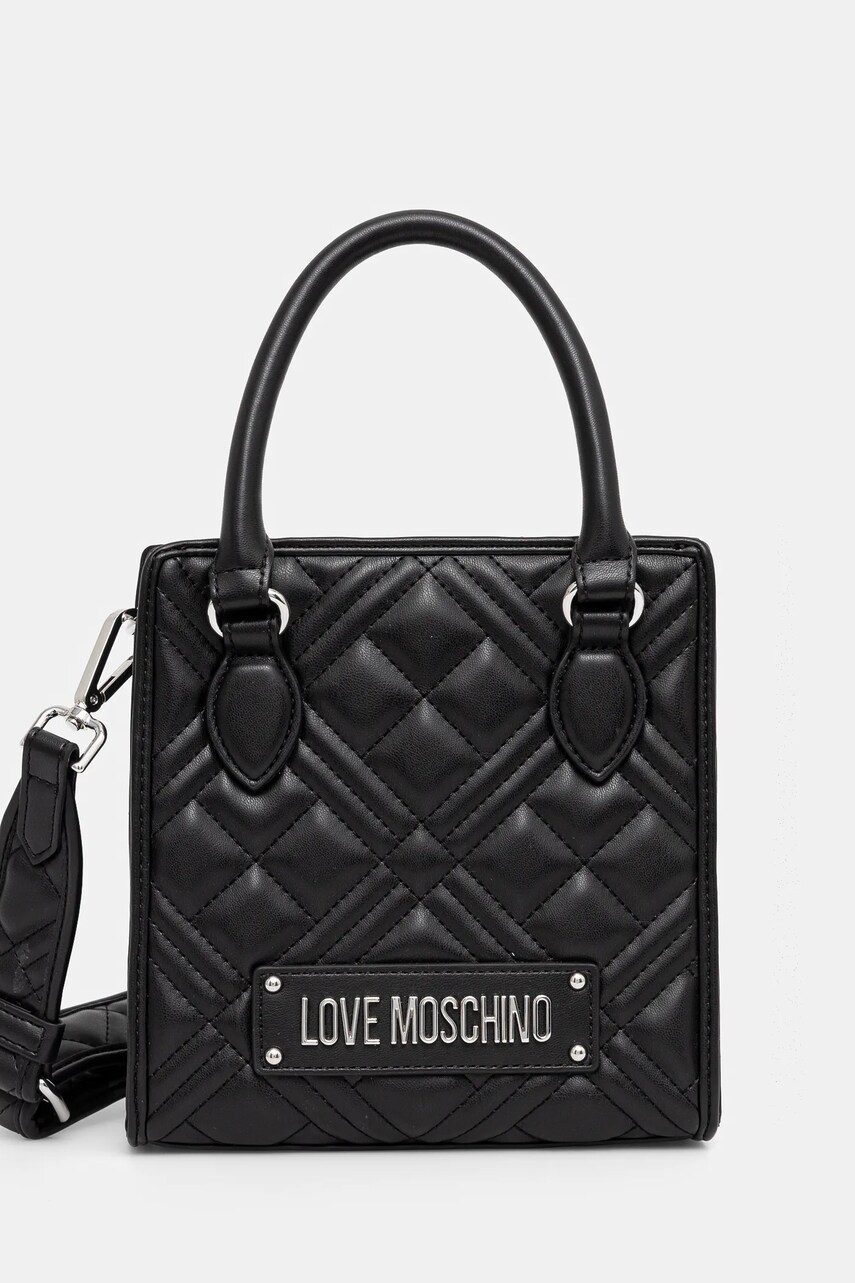 Love Moschino geanta culoarea negru, JC4211PP0MLA000B