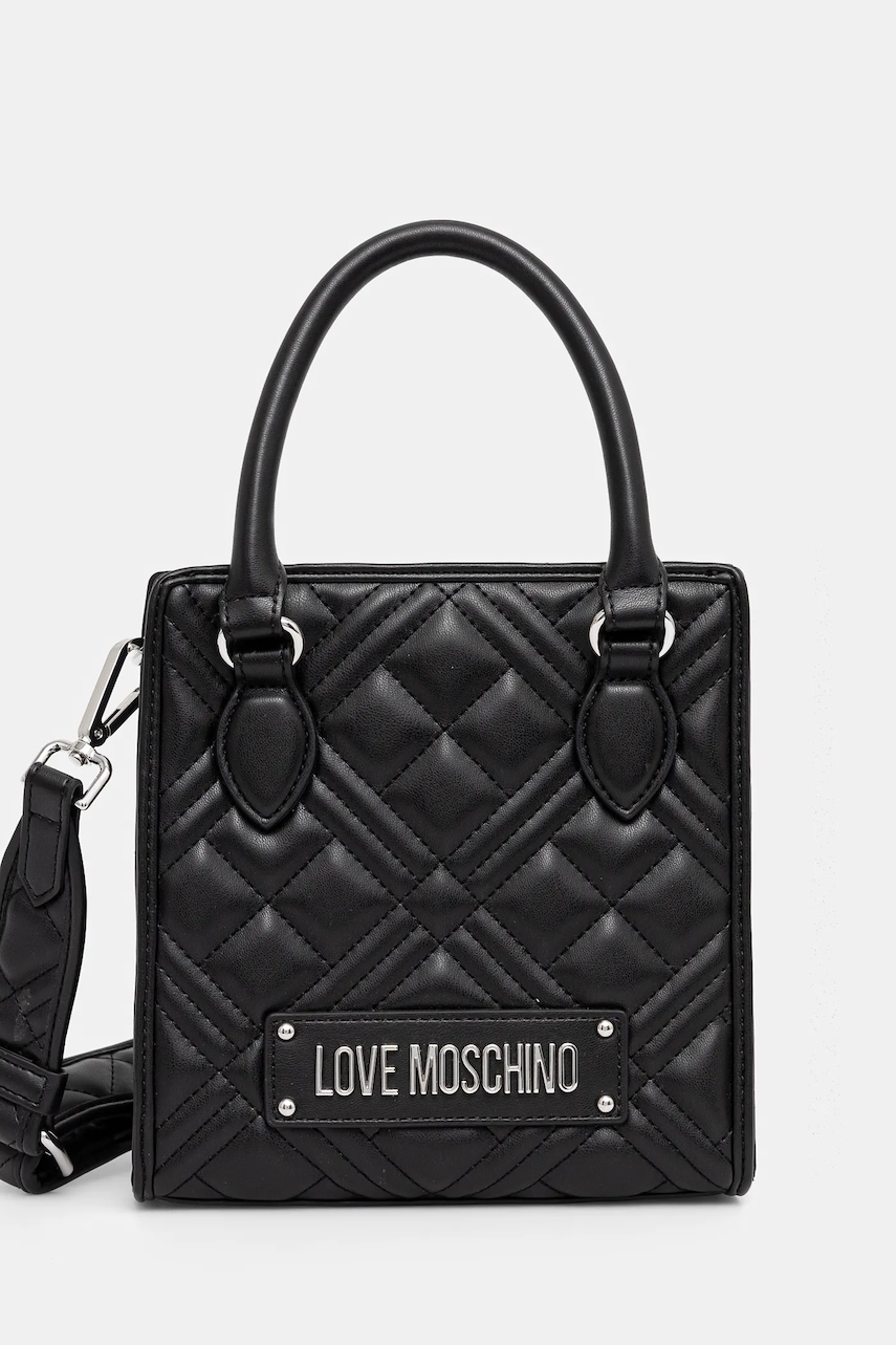 Love Moschino geantă culoarea negru, JC4211PP0MLA000B