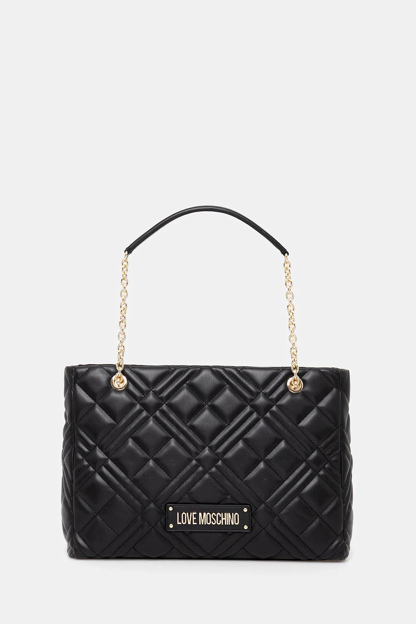 Love Moschino poșetă culoarea negru, JC4145PP0MLA0000