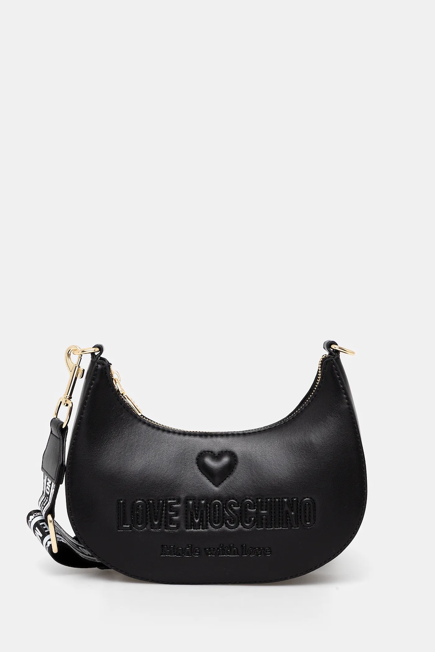 Love Moschino poșetă culoarea negru, JC4219PP0MKF0000