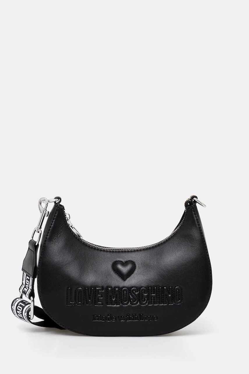 Love Moschino poșetă culoarea negru, JC4219PP0MKF000B