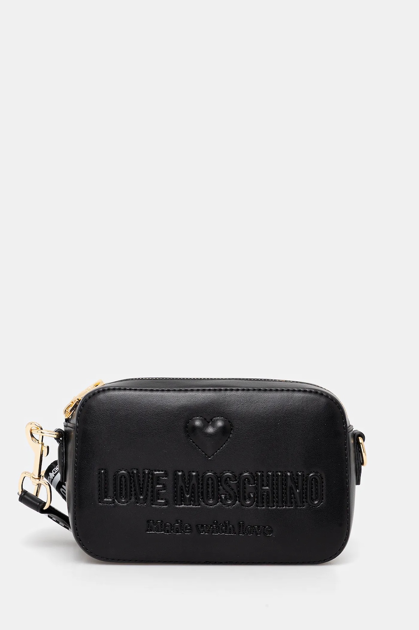 Love Moschino poșetă culoarea negru, JC4220PP0MKF0000