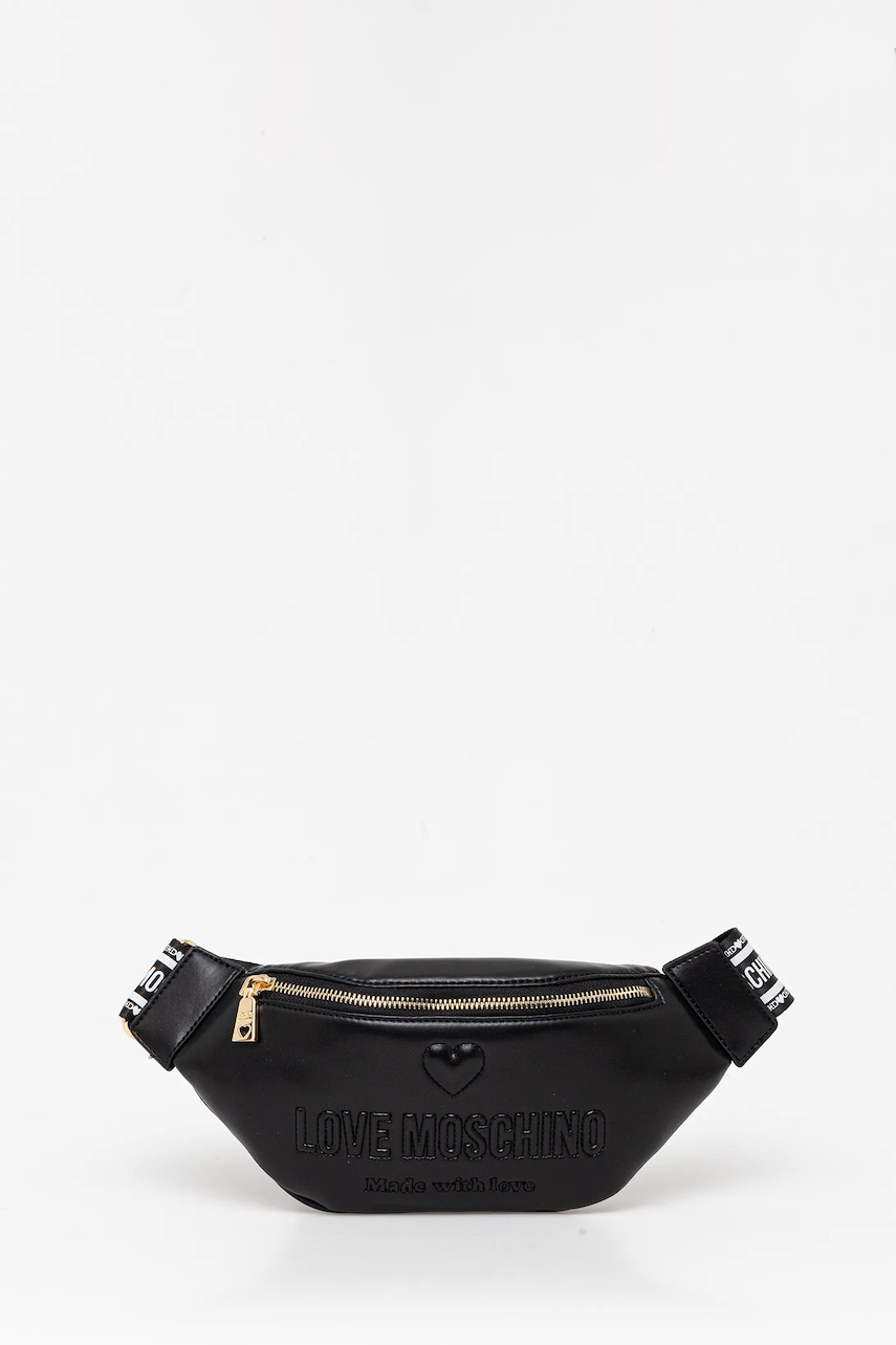 Love Moschino borsetă culoarea negru, JC4223PP0MKF0000