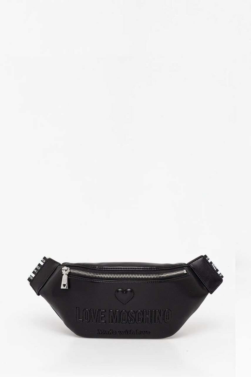 Love Moschino borsetă culoarea negru, JC4223PP0MKF000B