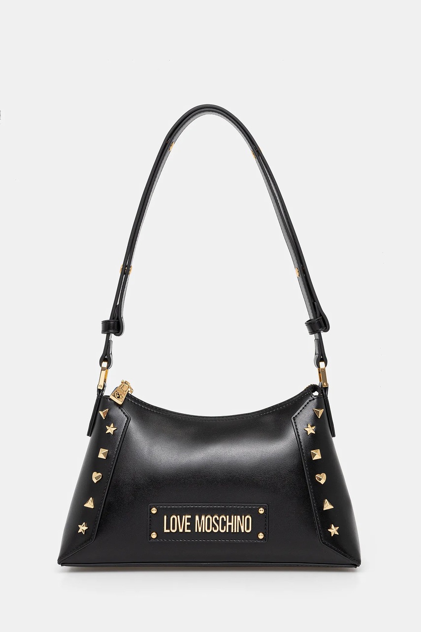 Love Moschino geantă culoarea negru, JC4272PP0MKH0000