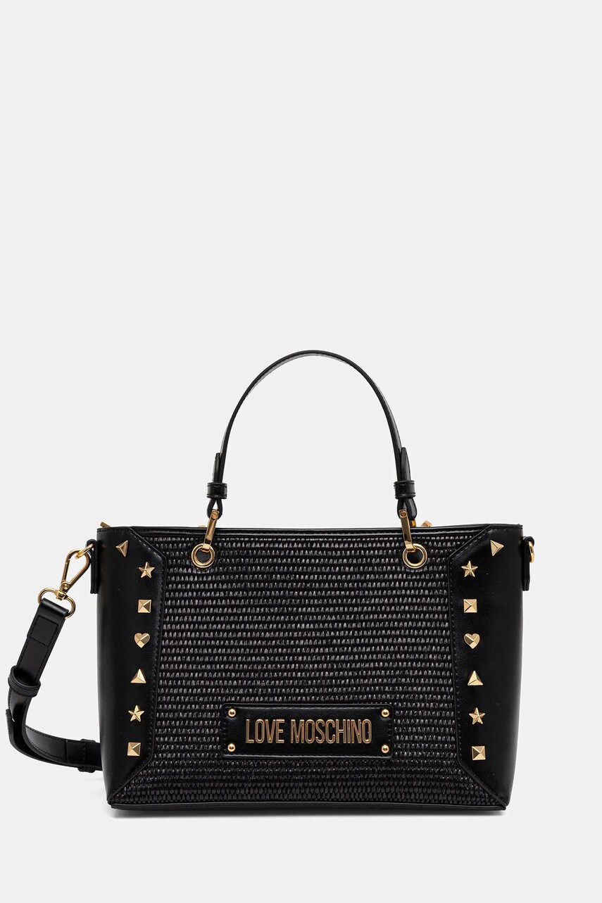 Levně Kabelka Love Moschino černá barva, JC4276PP0MKW100A