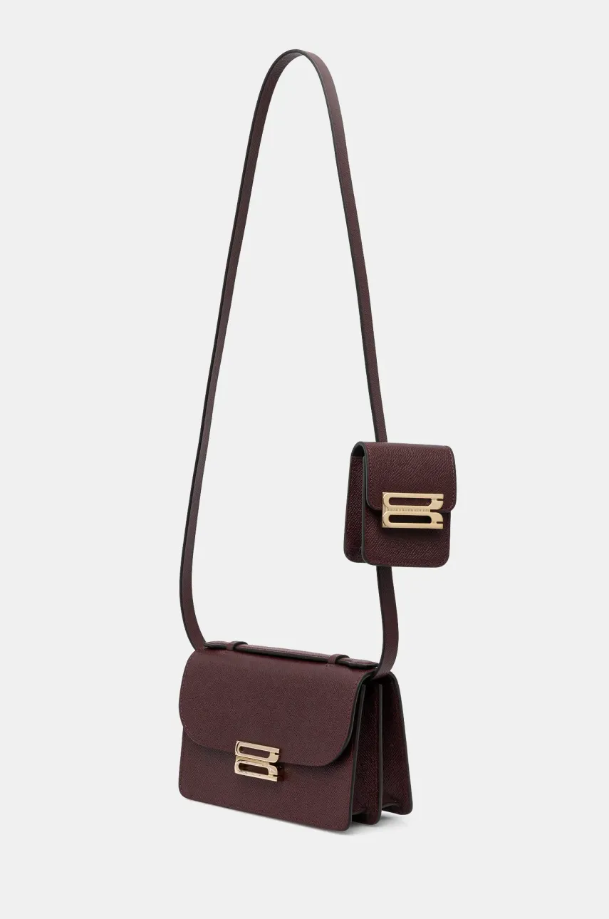 Кожаная сумочка Victoria Beckham цвет бордовый B225AAC006523A Кожаная сумочка Victoria Beckham цвет бордовый B225AAC006523A