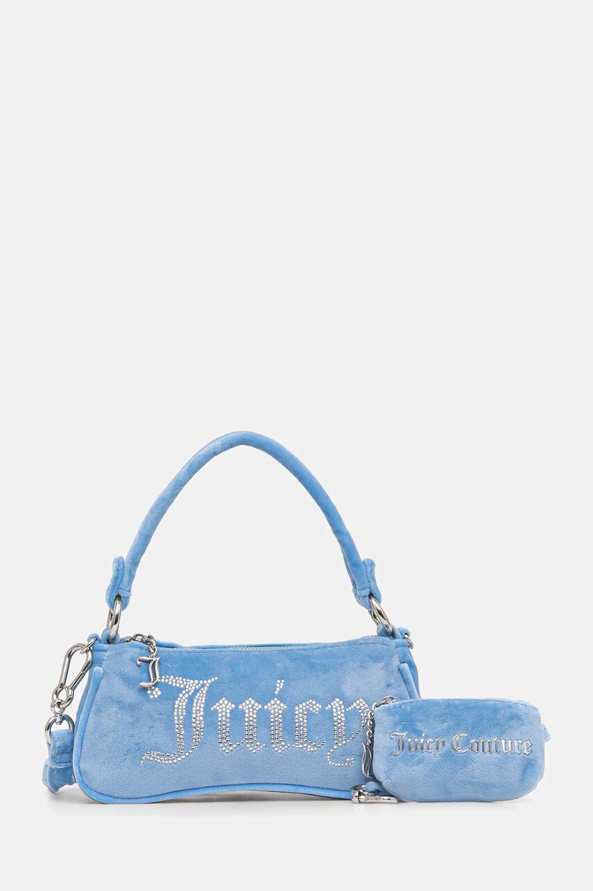 Juicy Couture geanta de mana din catifea Kimberly BEJQL8767WPO