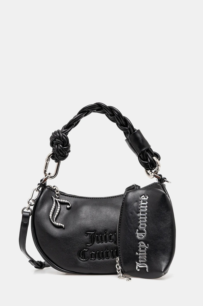 Juicy Couture poseta Blossom culoarea negru, BEJL58833WVP Juicy Couture poseta Blossom culoarea negru, BEJL58833WVP