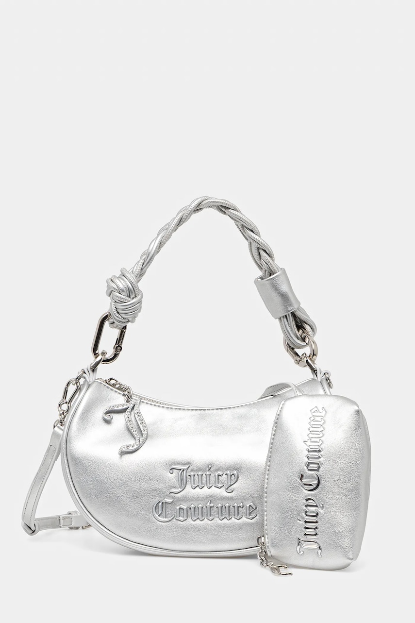 Juicy Couture poseta Blossom culoarea argintiu, BEJL58833WVP Juicy Couture poseta Blossom culoarea argintiu, BEJL58833WVP