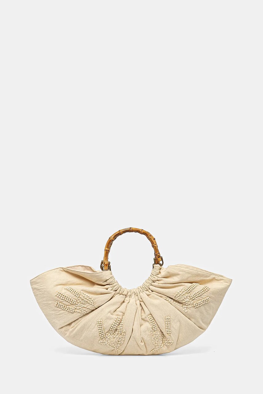 Hoss Intropia geanta culoarea galben, 2059286