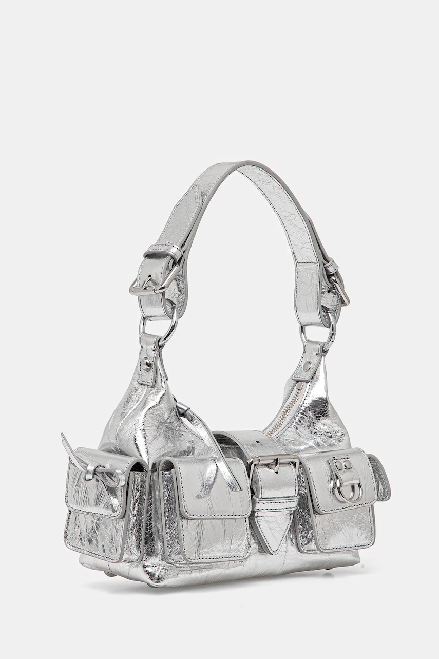 Сумочка The Kooples цвет серебрянный AFSAMELIAS09 Сумочка The Kooples цвет серебрянный AFSAMELIAS09