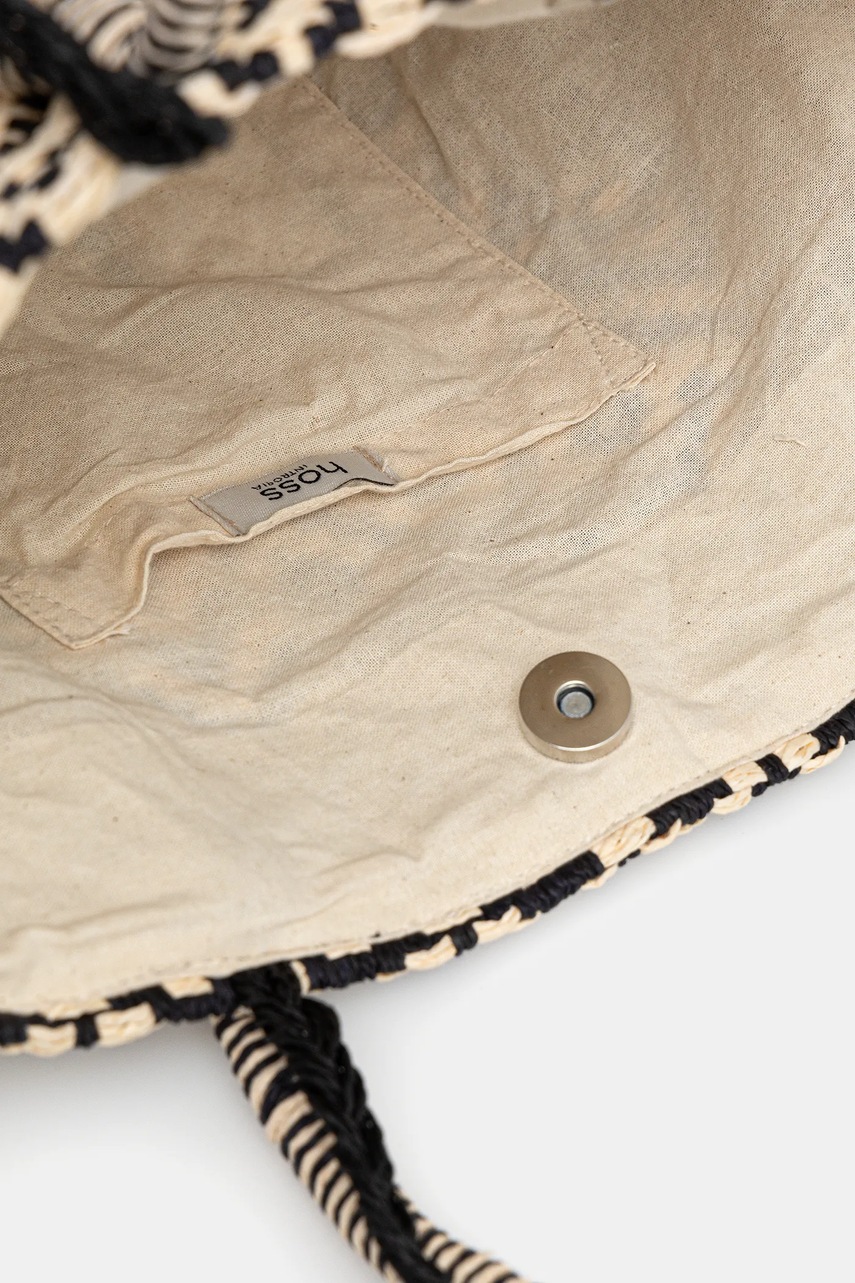 Τσάντα Hoss Intropia χρώμα: μπεζ, 2059300 φωτογραφία