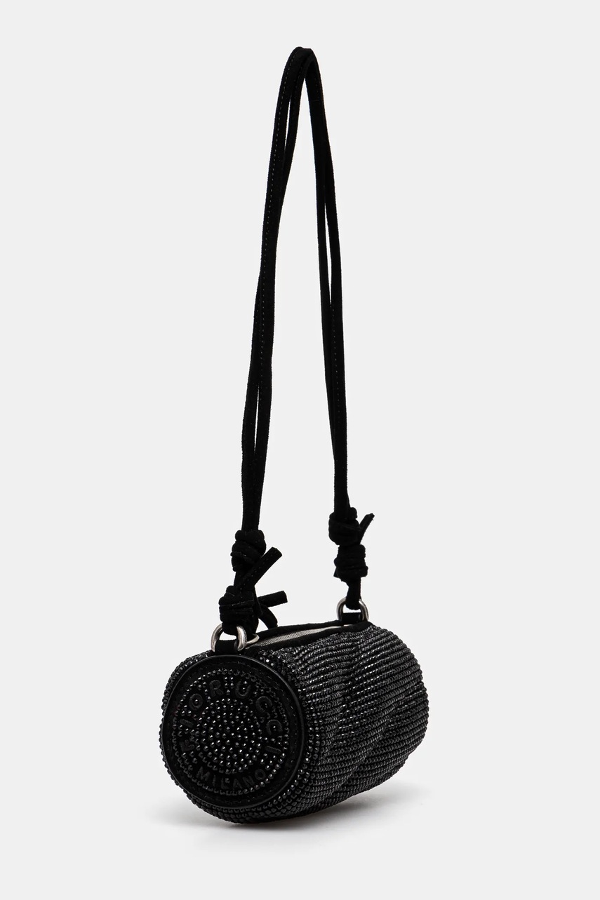 Сумочка Fiorucci Suede Rhinestone Micro Mella цвет чёрный U01FMASL005LE05BK01