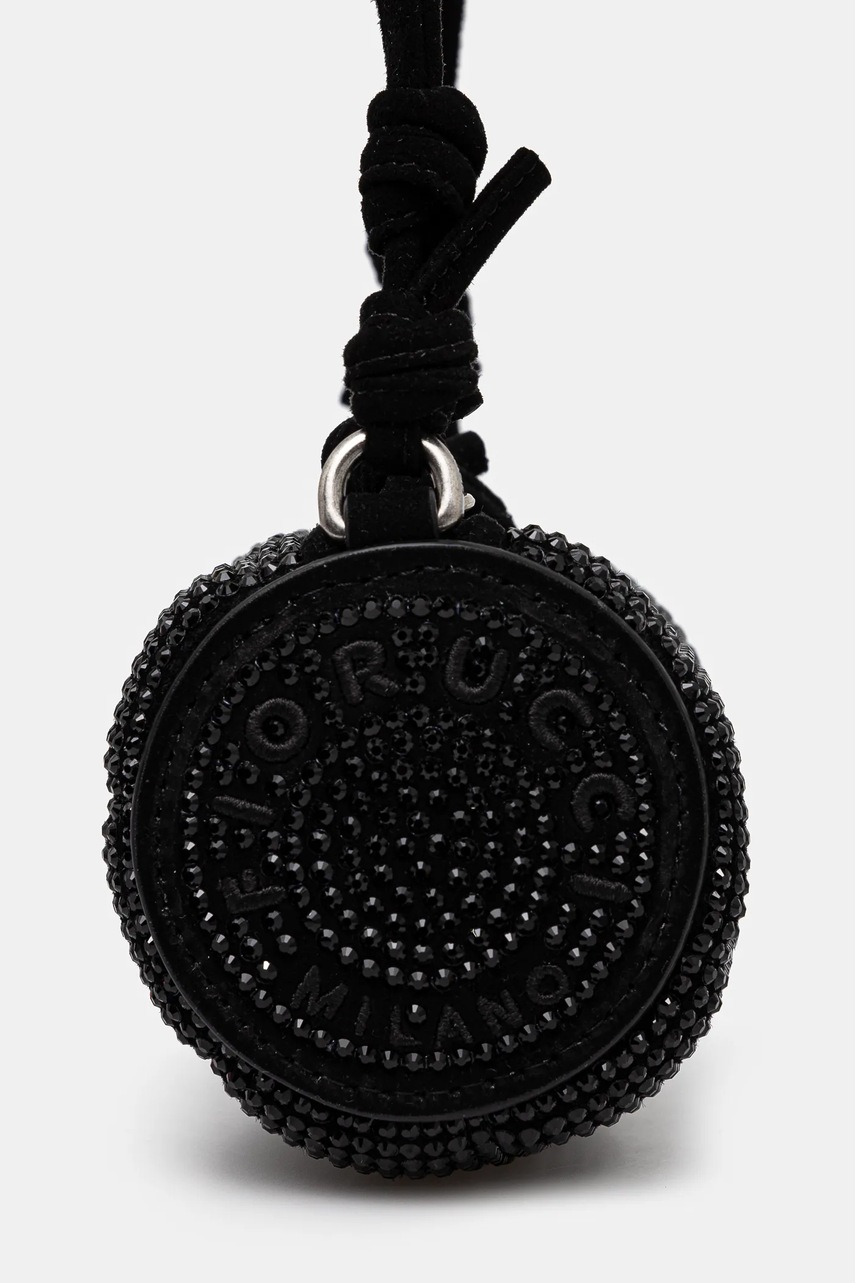 Kabelka Fiorucci Suede Rhinestone Micro Mella (obrázek 4)