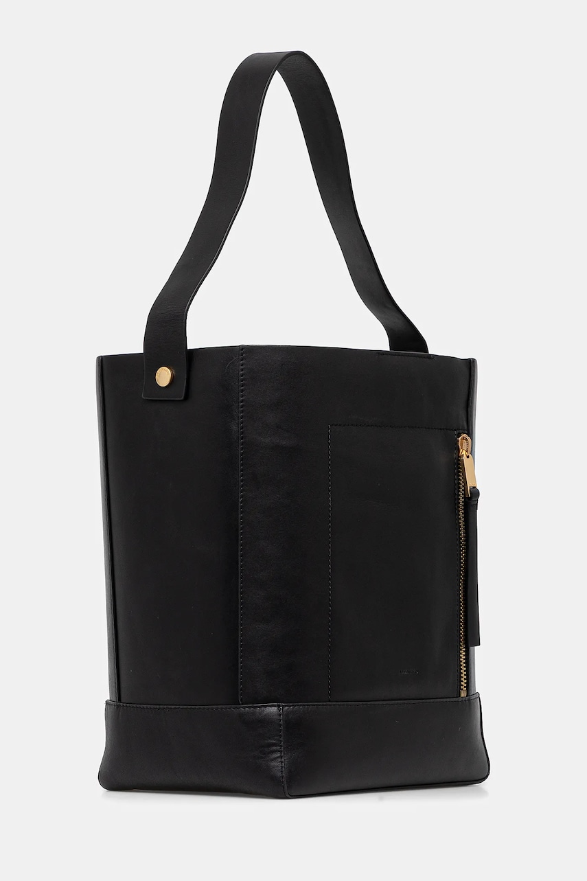 Кожаная сумочка AllSaints ALBA HOBO цвет чёрный W110XC Кожаная сумочка AllSaints ALBA HOBO цвет чёрный W110XC