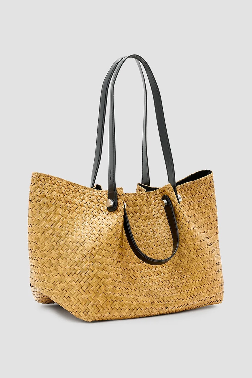 Сумочка AllSaints ALLINGTON STRAW цвет бежевый W277XC Сумочка AllSaints ALLINGTON STRAW цвет бежевый W277XC