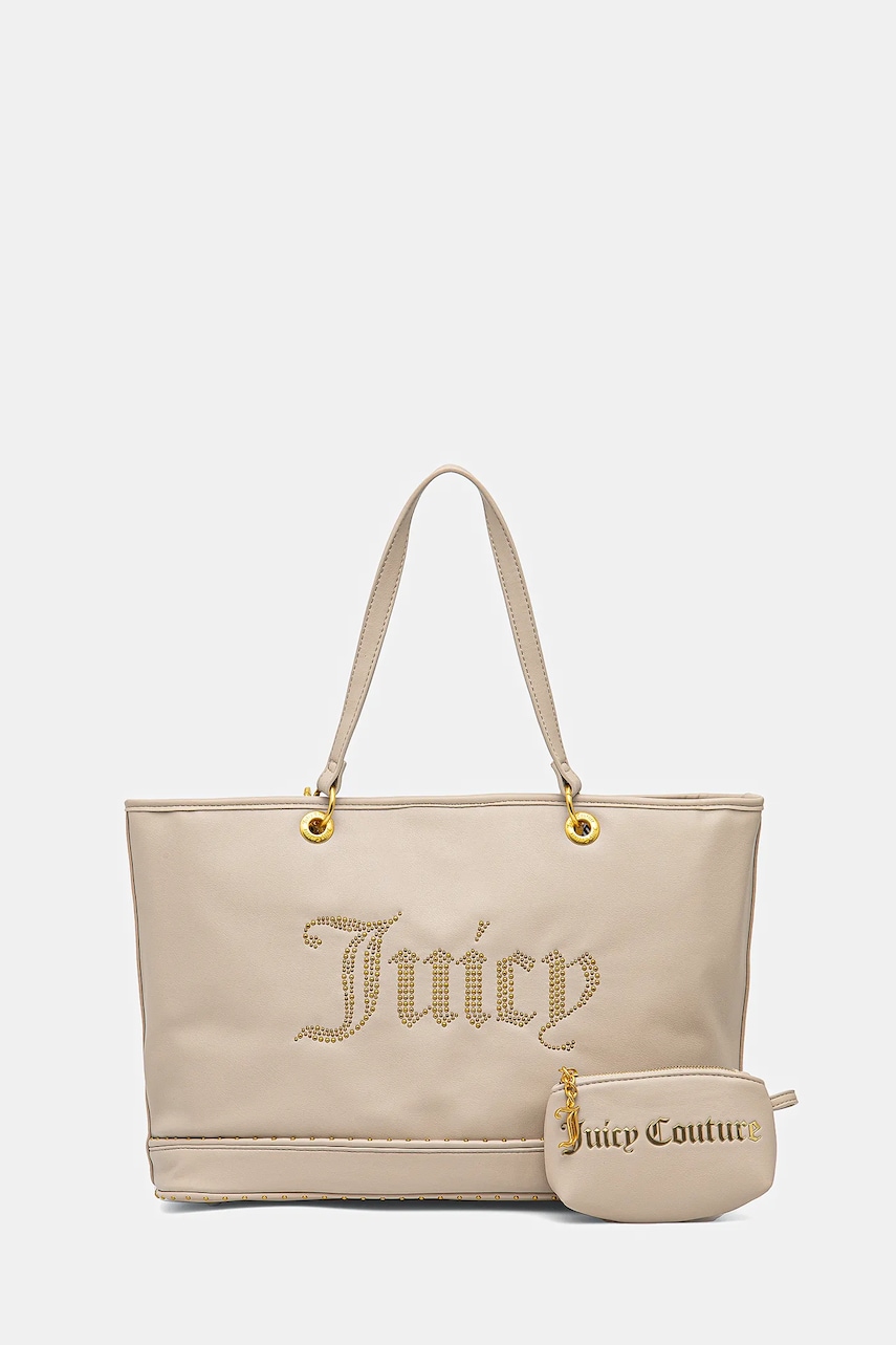 Juicy Couture poseta KIMBERLY PU culoarea bej, BEJQL8797WVP