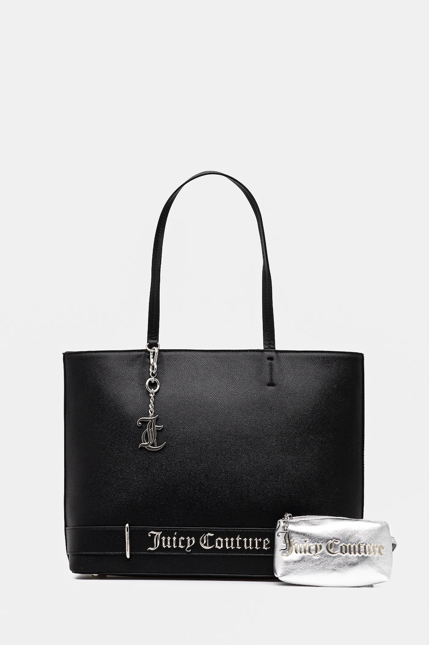 Juicy Couture poseta JASMINE culoarea negru, BEJJM8840WVP Juicy Couture poseta JASMINE culoarea negru, BEJJM8840WVP