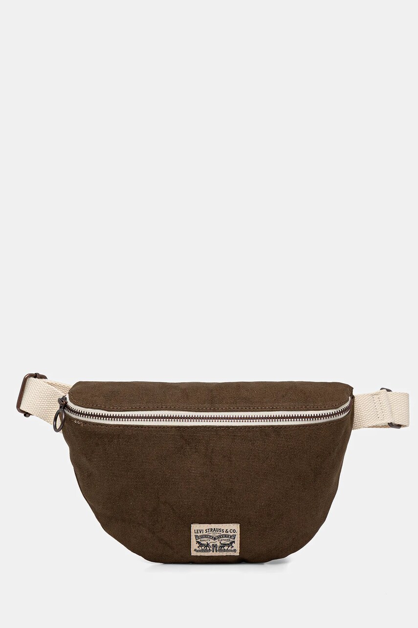 Levi's Geanta de bumbac culoarea maro, 002H1-0003