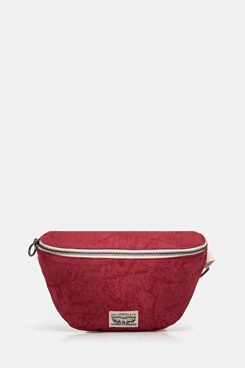 Levi's borseta dinn bumbac culoarea rosu, 002H1-0005