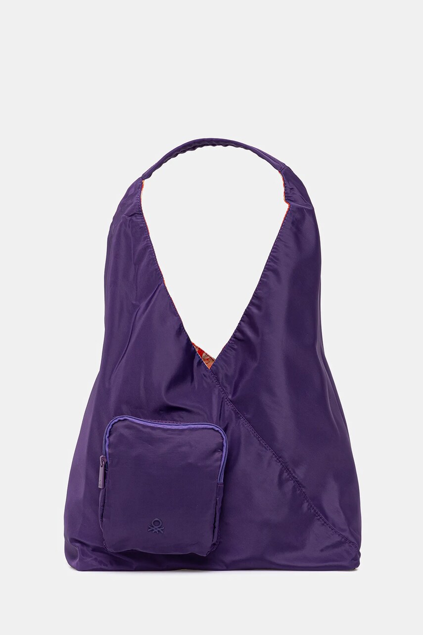 United Colors of Benetton poseta culoarea violet, 6UY11Y01X