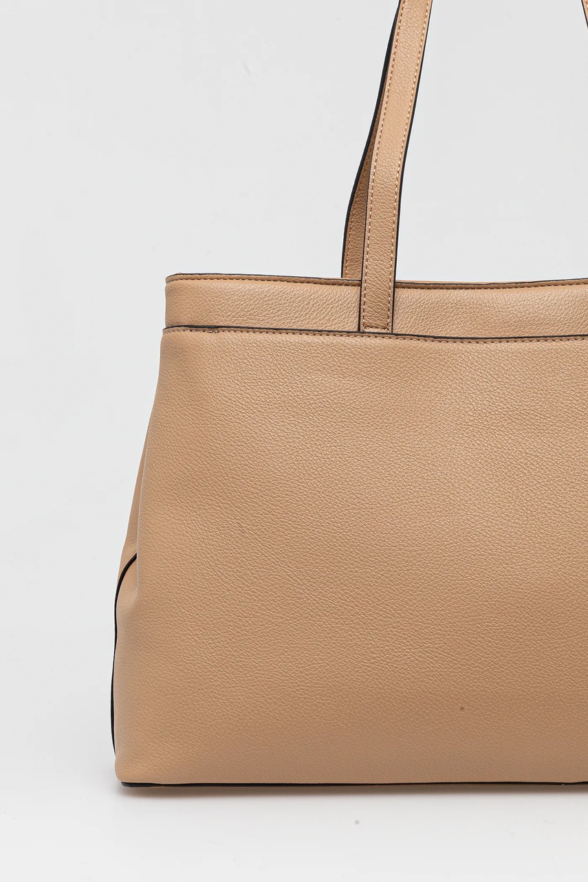 Τσάντα Valentino Bags χρώμα: μπεζ, VBS7QW03 φωτογραφία