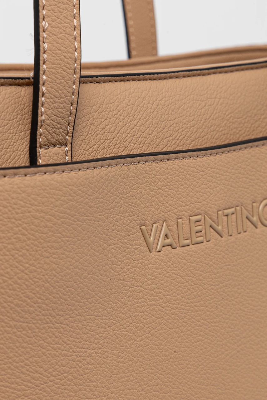 Τσάντα Valentino Bags χρώμα: μπεζ, VBS7QW03 φωτογραφία
