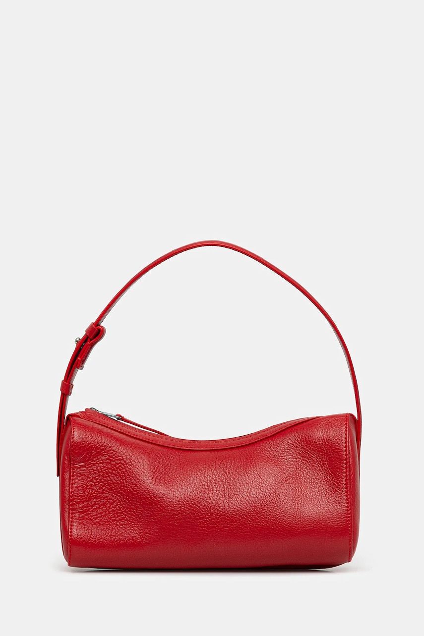 Filippa K geantă de piele culoarea rosu, 31593.FK