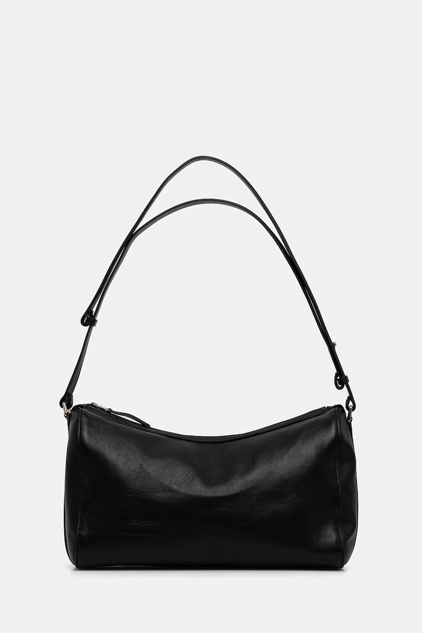 Filippa K geantă de piele culoarea negru, 31595.FK