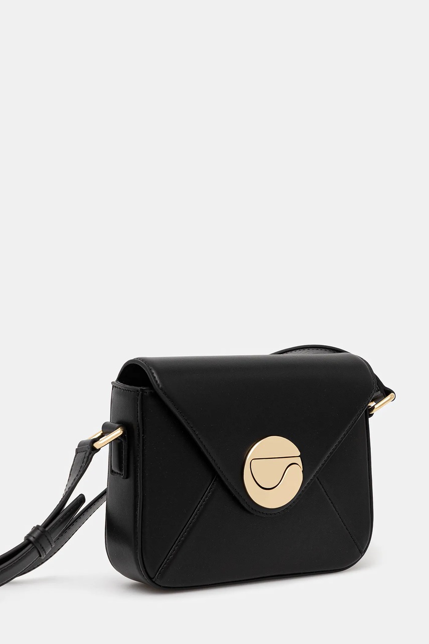 Кожаная сумочка Coperni Mini Mail Box цвет чёрный COPBA89F6043