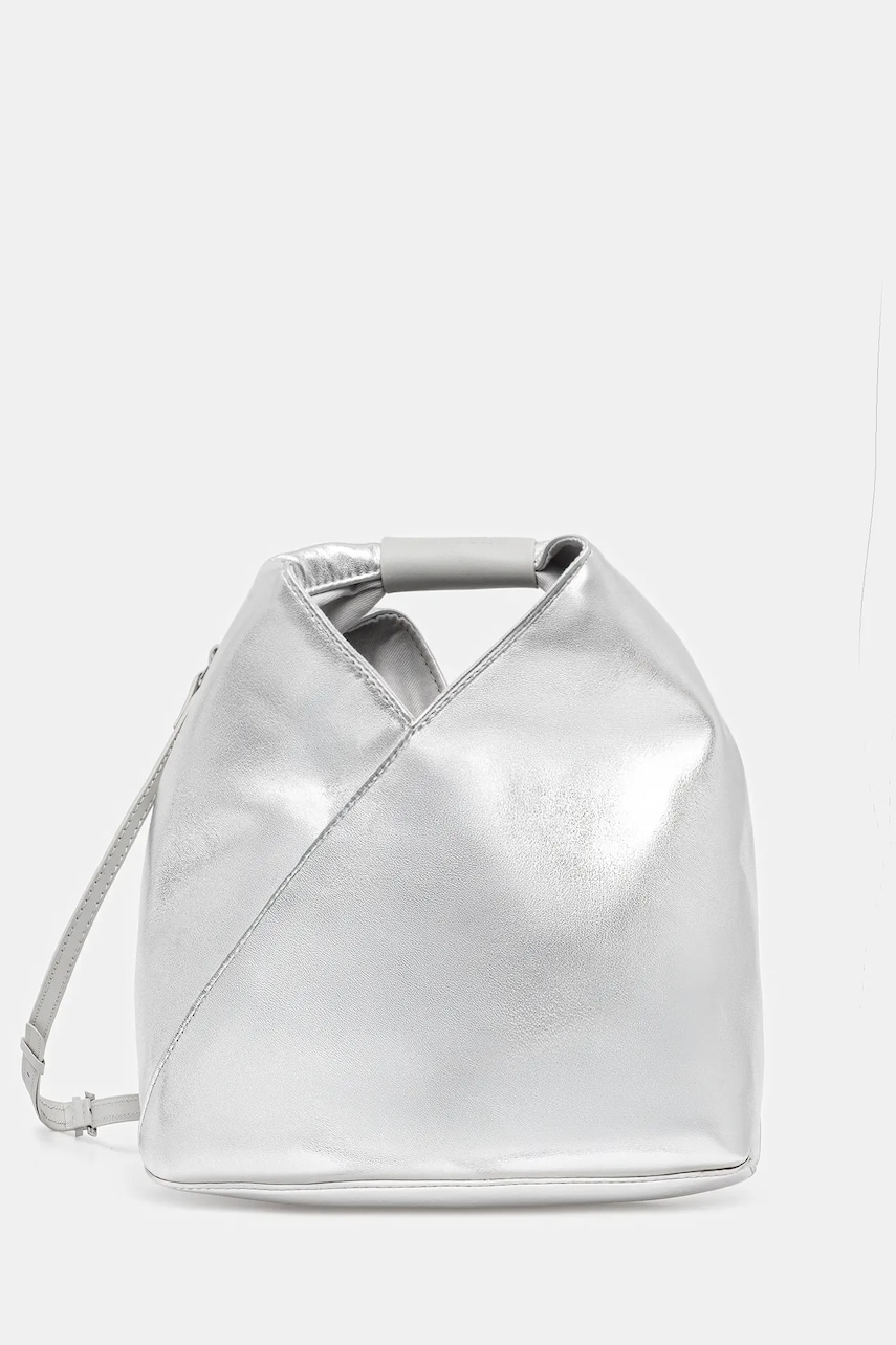 MM6 Maison Margiela poșetă culoarea argintiu, SB6WD0026
