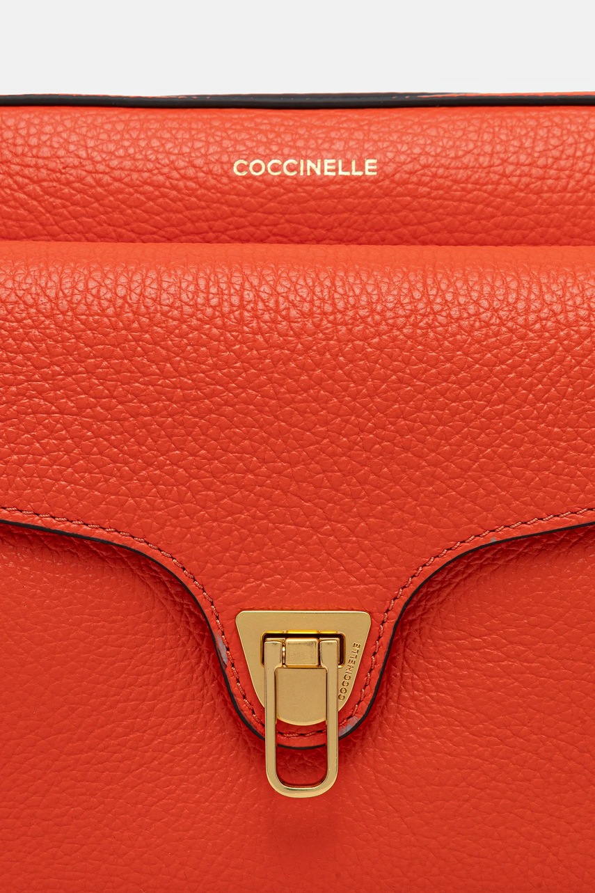 Кожаная сумочка Coccinelle цвет оранжевый E1.NOF.15.04.01