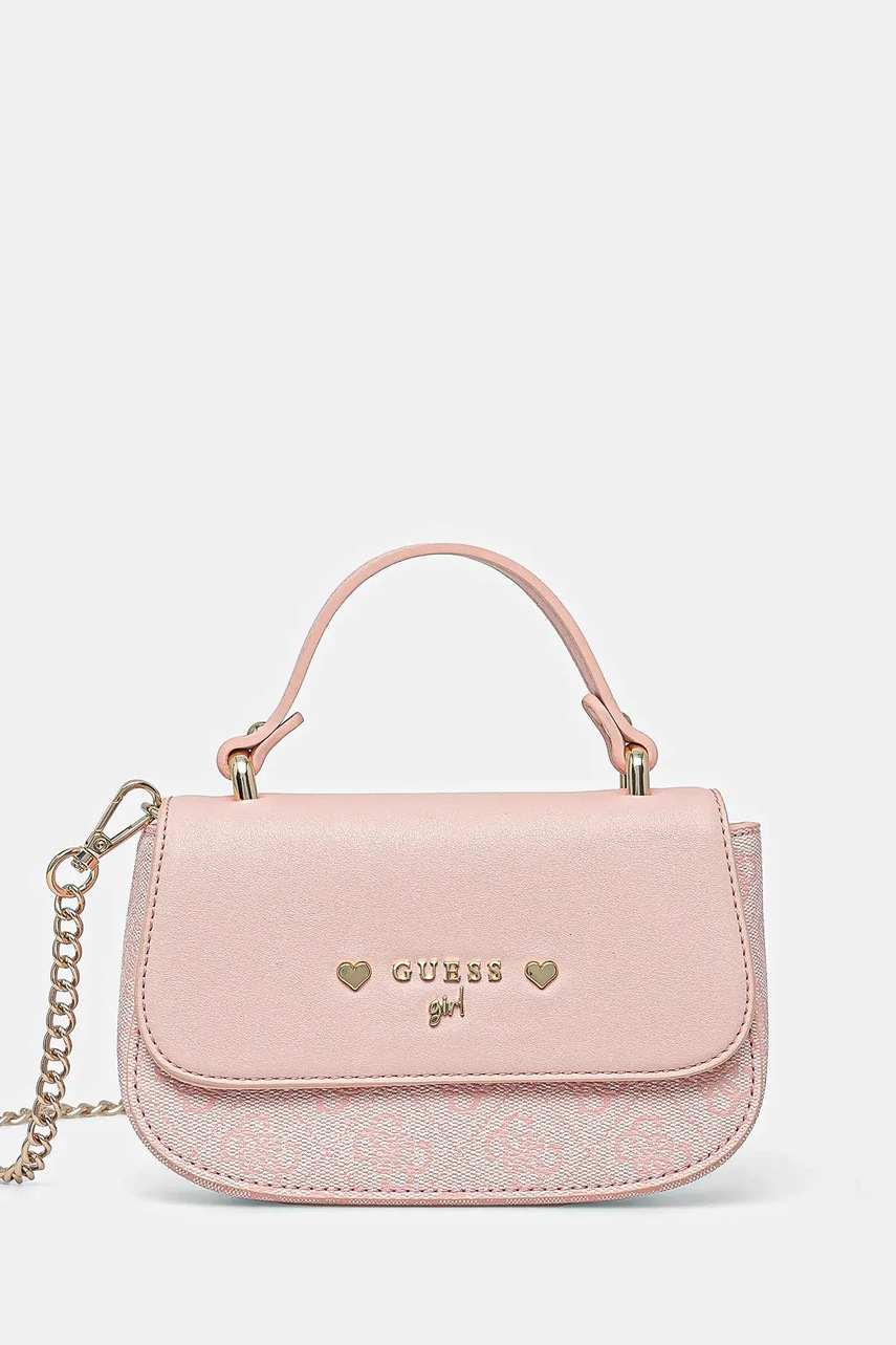 Levně Dívčí kabelka Guess Girl růžová barva, J4YZ42 WFEN0