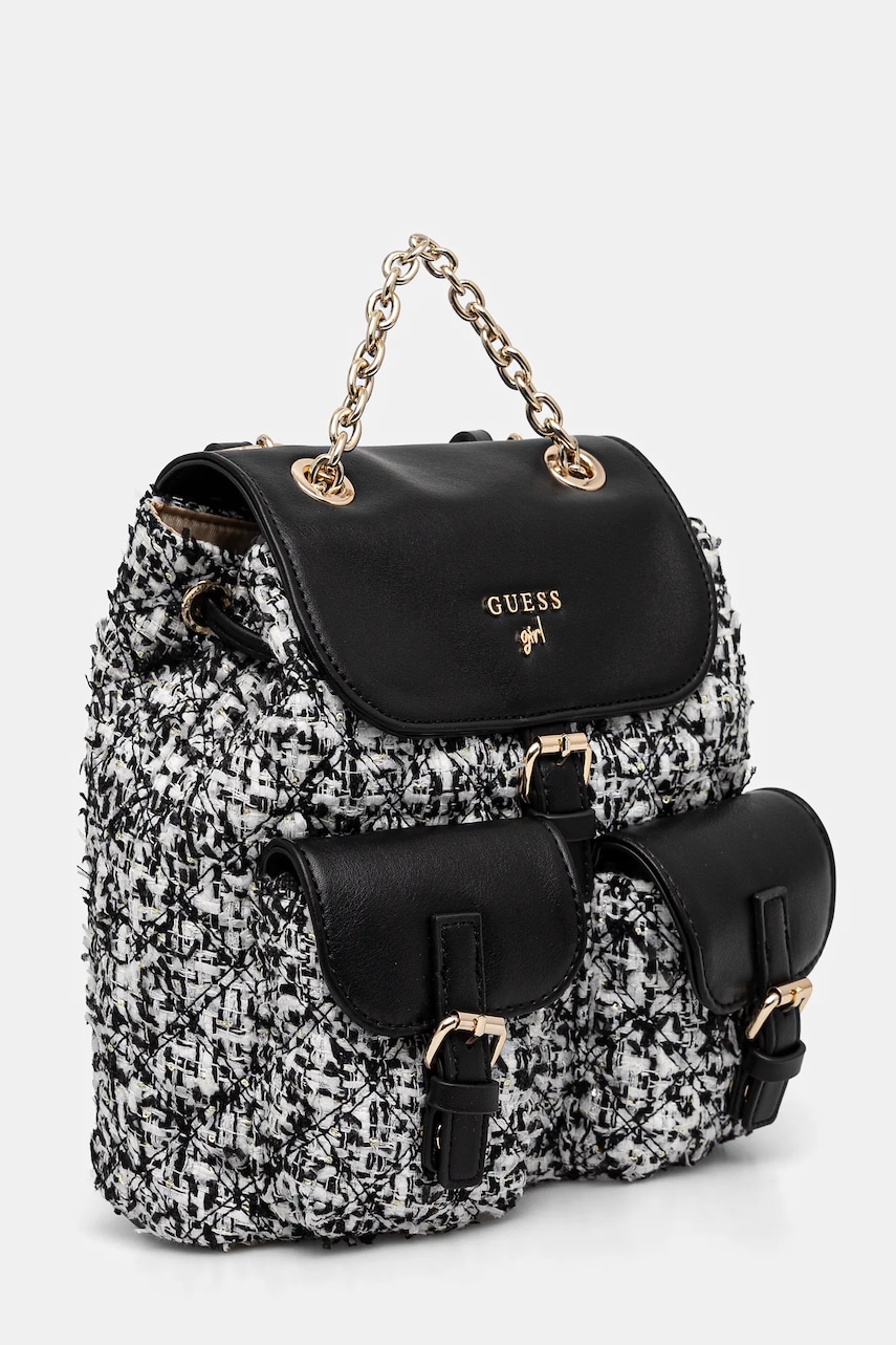 Рюкзак Guess Girl цвет чёрный маленький узорный J5RZ41 WGYE0 Рюкзак Guess Girl цвет чёрный маленький узорный J5RZ41 WGYE0