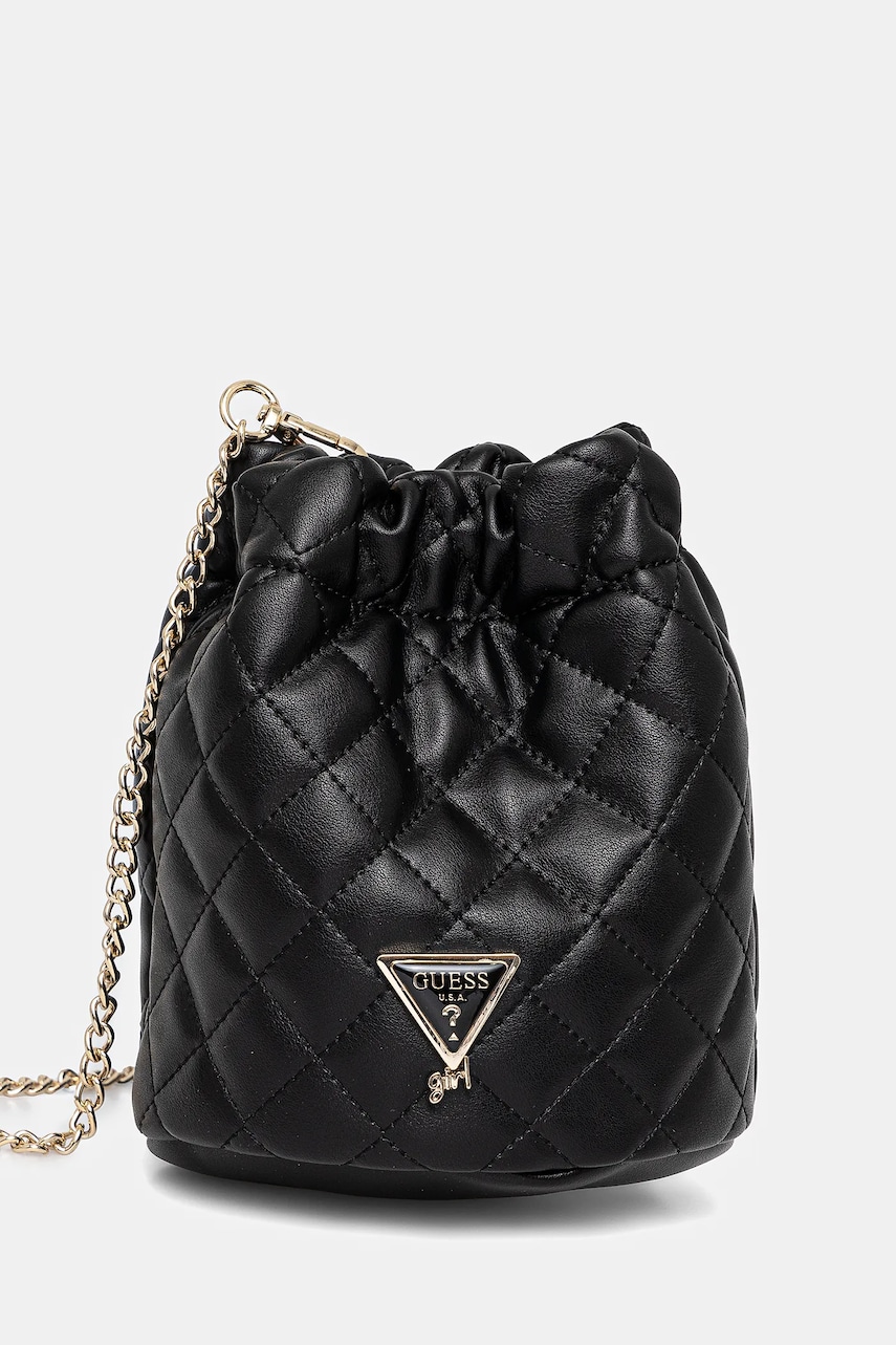 Levně Dívčí kabelka Guess Girl černá barva, J5GZ25 WGT10