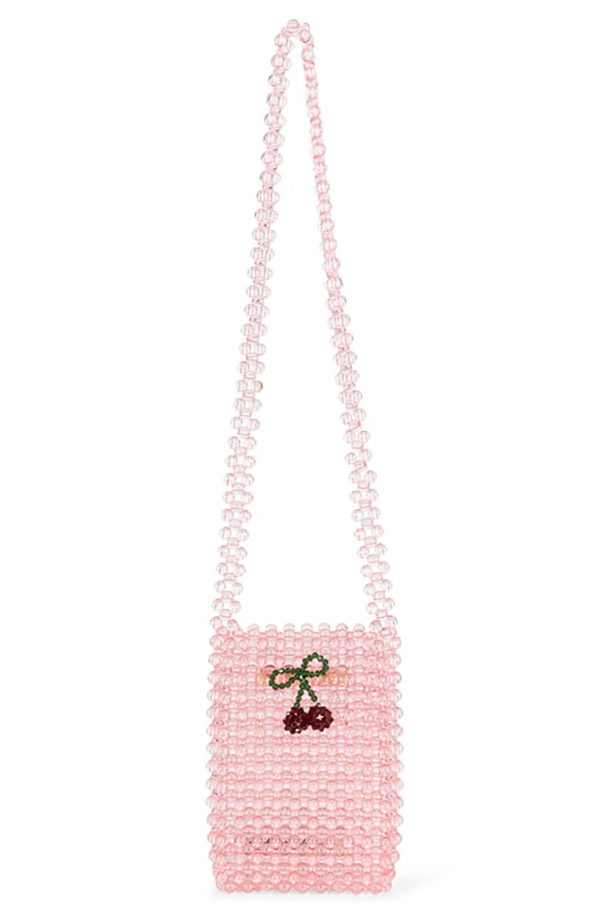 Konges Sløjd geantă fete PERLA STRAP WALLET culoarea roz, KS102398