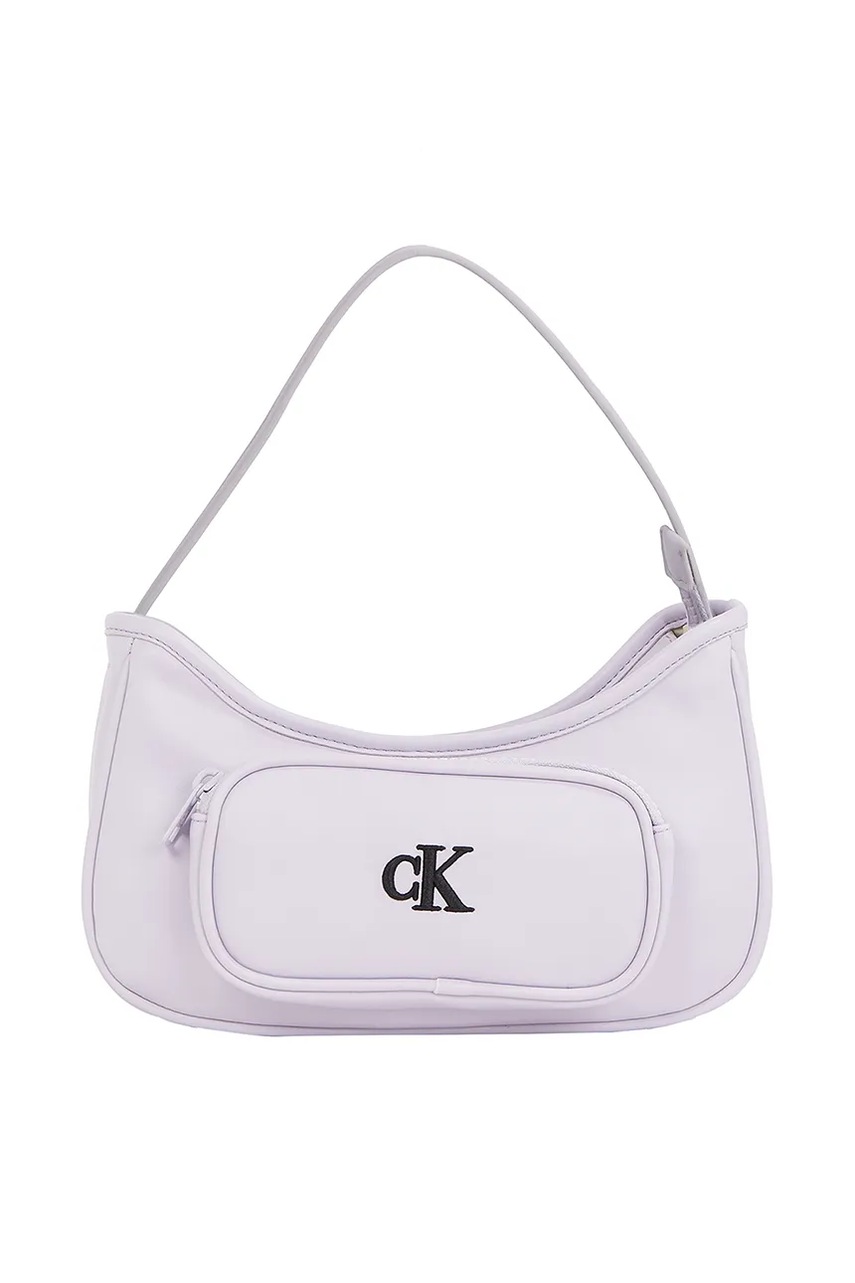 Levně Dětská kabelka Calvin Klein Jeans fialová barva, IU0IU00696