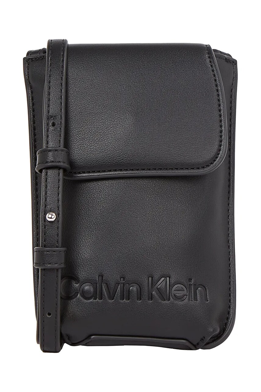 Levně Dětská taštička Calvin Klein Jeans černá barva, IU0IU00695
