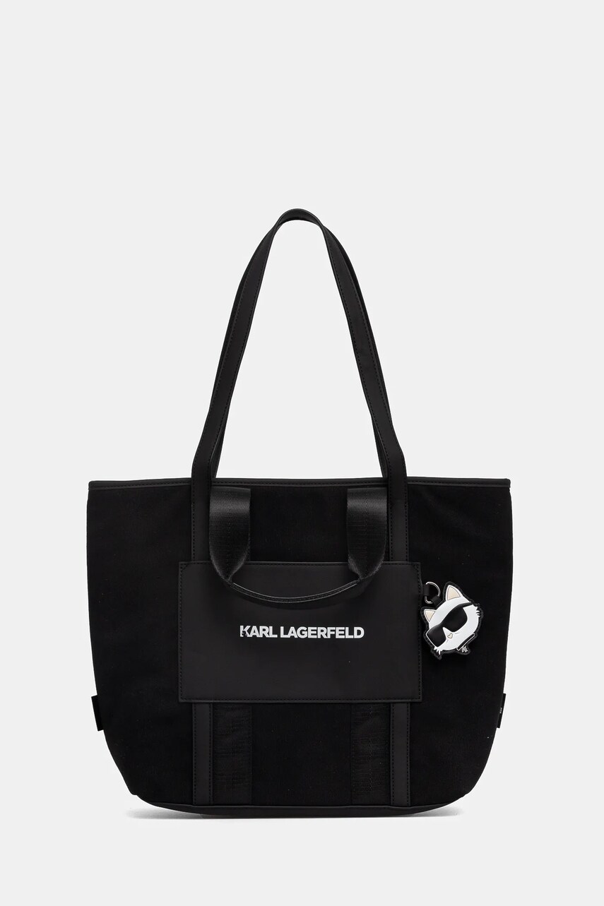 Karl Lagerfeld poseta culoarea negru, Z30547