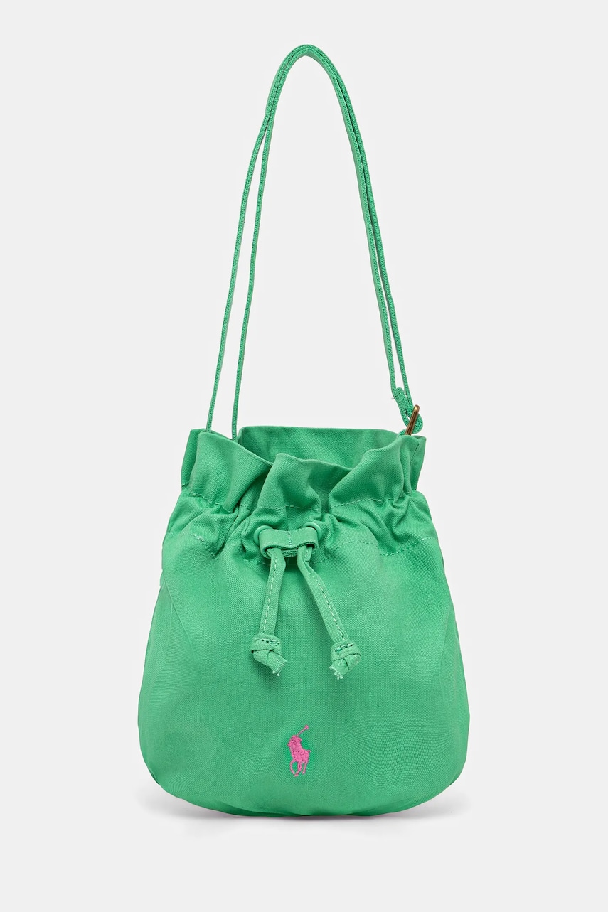 Levně Dětská kabelka Polo Ralph Lauren zelená barva, 4AR165