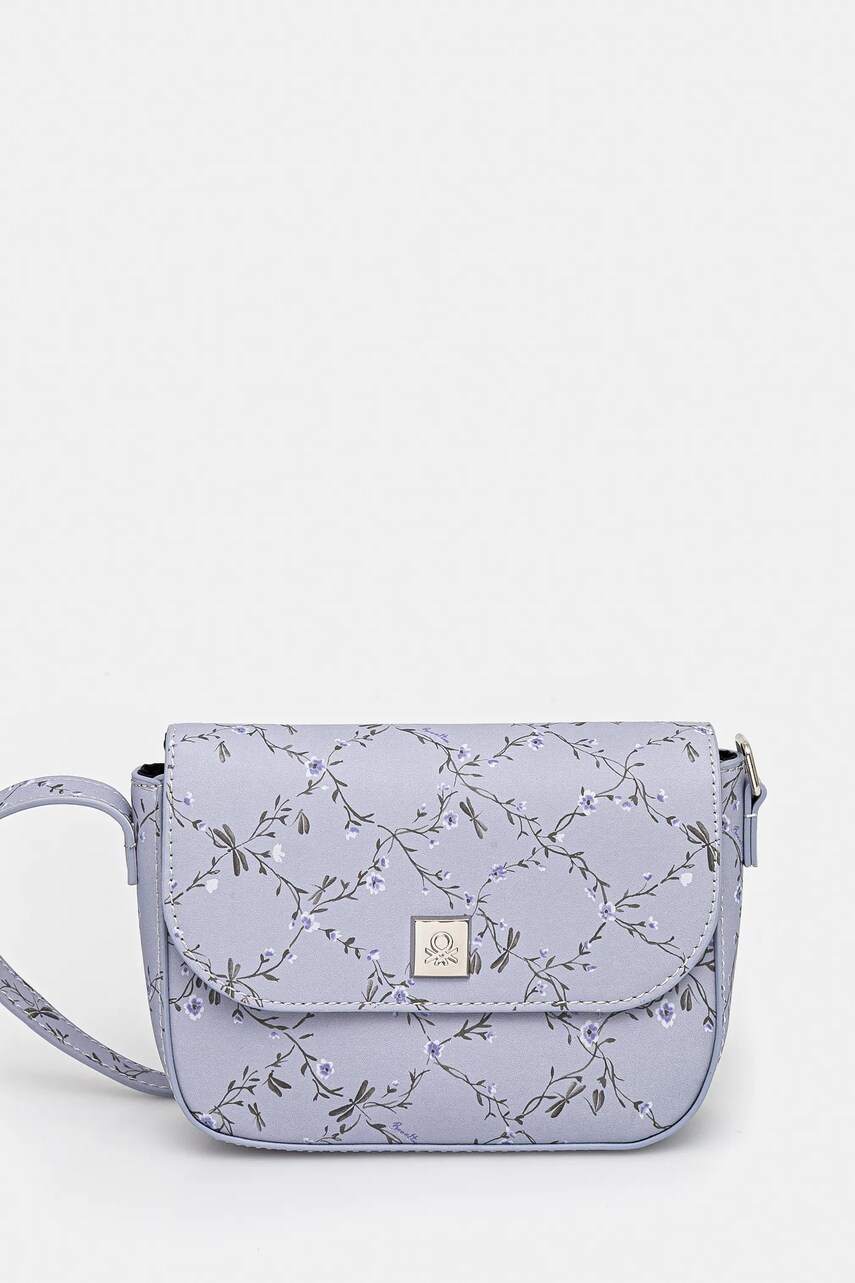 United Colors of Benetton geantă culoarea violet, 642LCY024