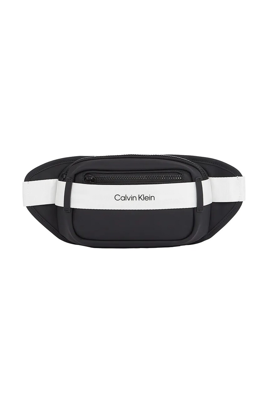 Levně Dětská ledvinka Calvin Klein Jeans černá barva, IU0IU00694