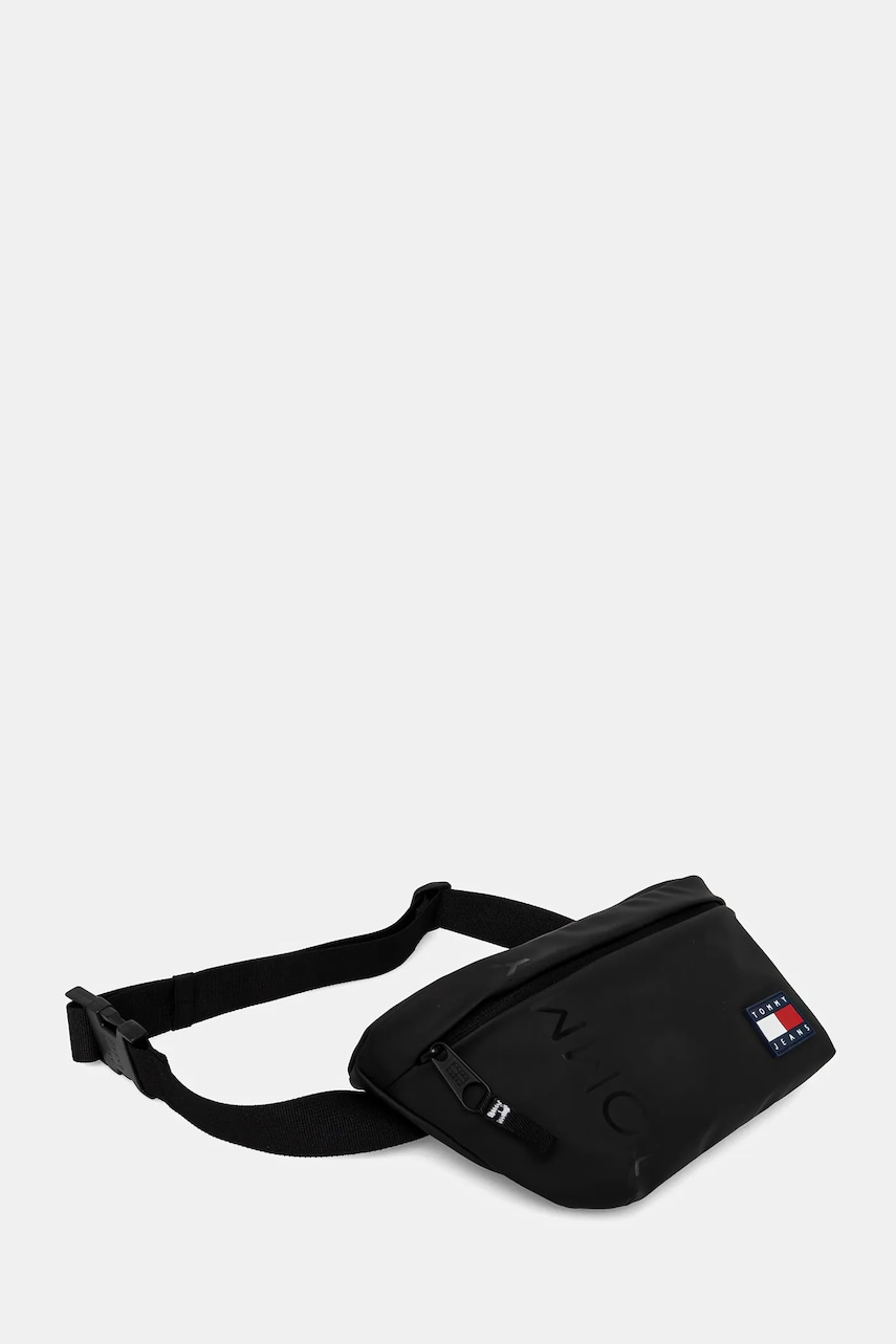 Сумка на пояс Tommy Jeans цвет чёрный AM0AM12918 Сумка на пояс Tommy Jeans цвет чёрный AM0AM12918