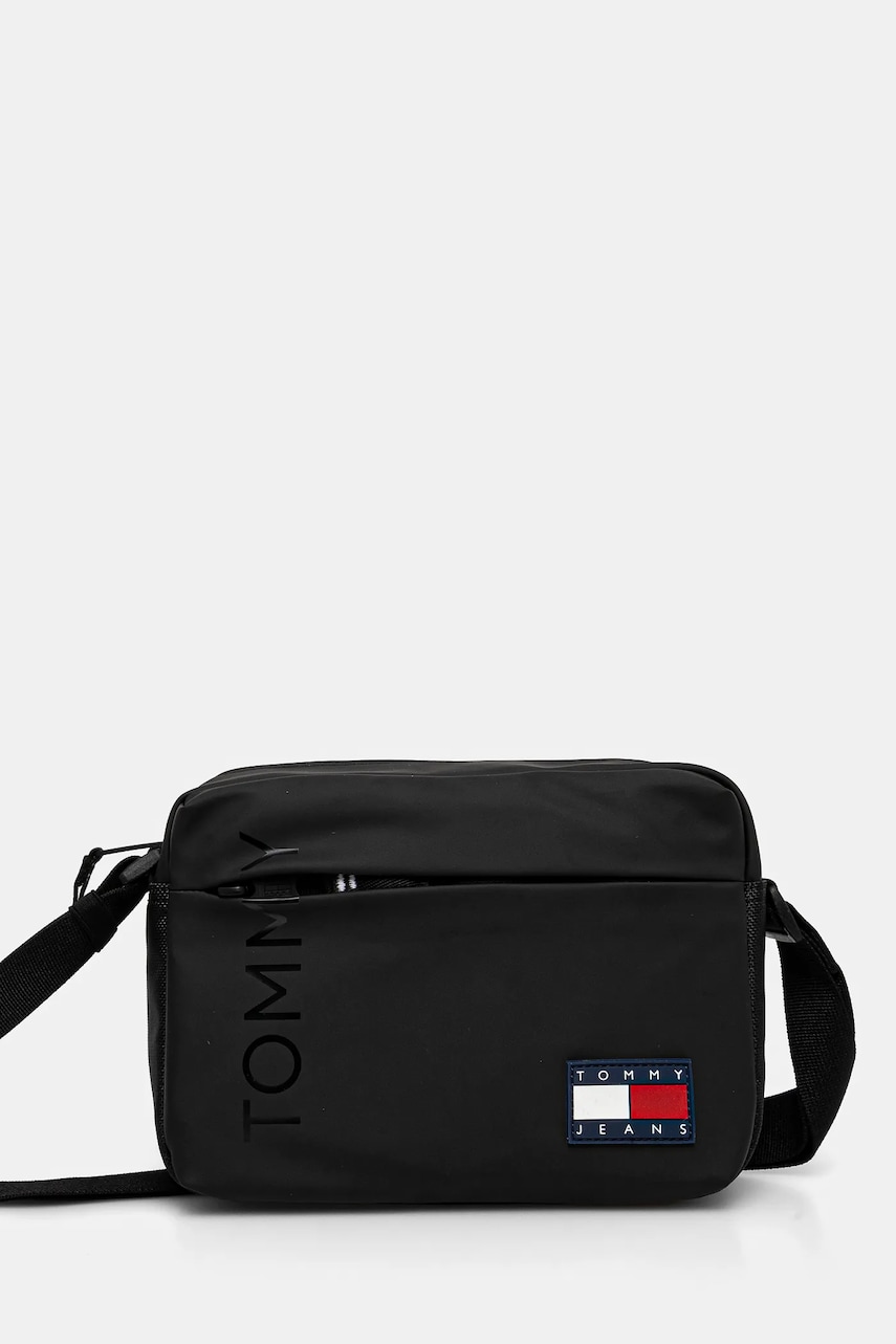 Tommy Jeans borsetă culoarea negru, AM0AM12901 Tommy Jeans borsetă culoarea negru, AM0AM12901