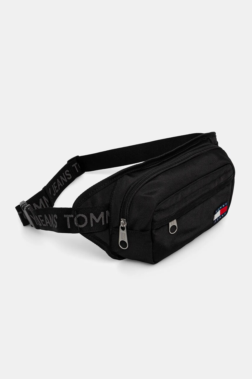 Сумка на пояс Tommy Jeans цвет чёрный AM0AM12919 Сумка на пояс Tommy Jeans цвет чёрный AM0AM12919