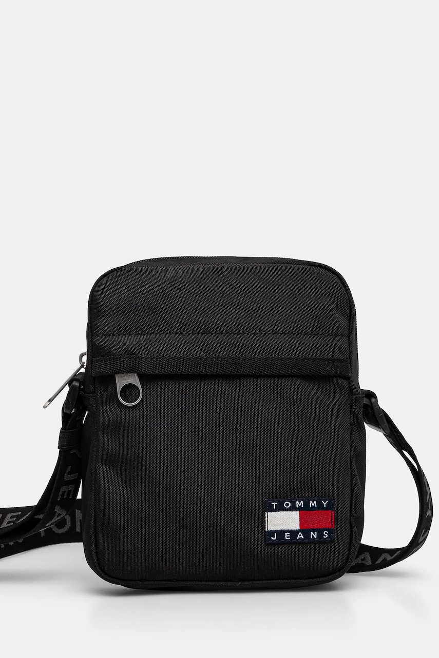Tommy Jeans borsetă culoarea negru, AM0AM12903 Tommy Jeans borsetă culoarea negru, AM0AM12903